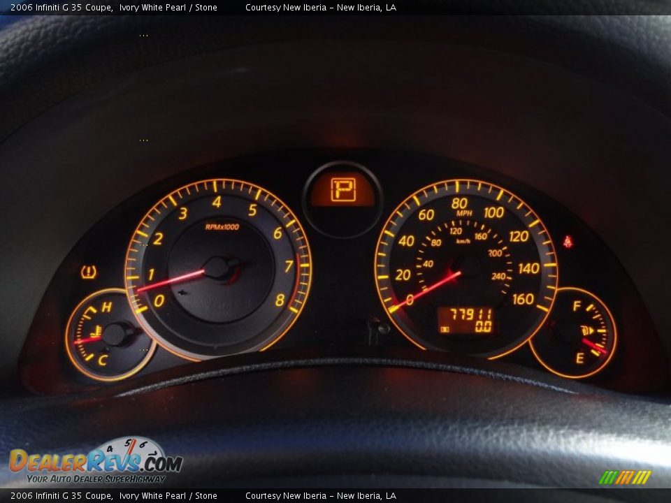 2006 Infiniti G 35 Coupe Ivory White Pearl / Stone Photo #14
