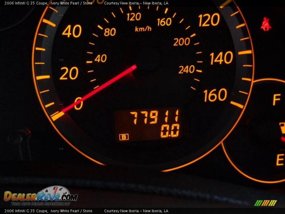 2006 Infiniti G 35 Coupe Ivory White Pearl / Stone Photo #15