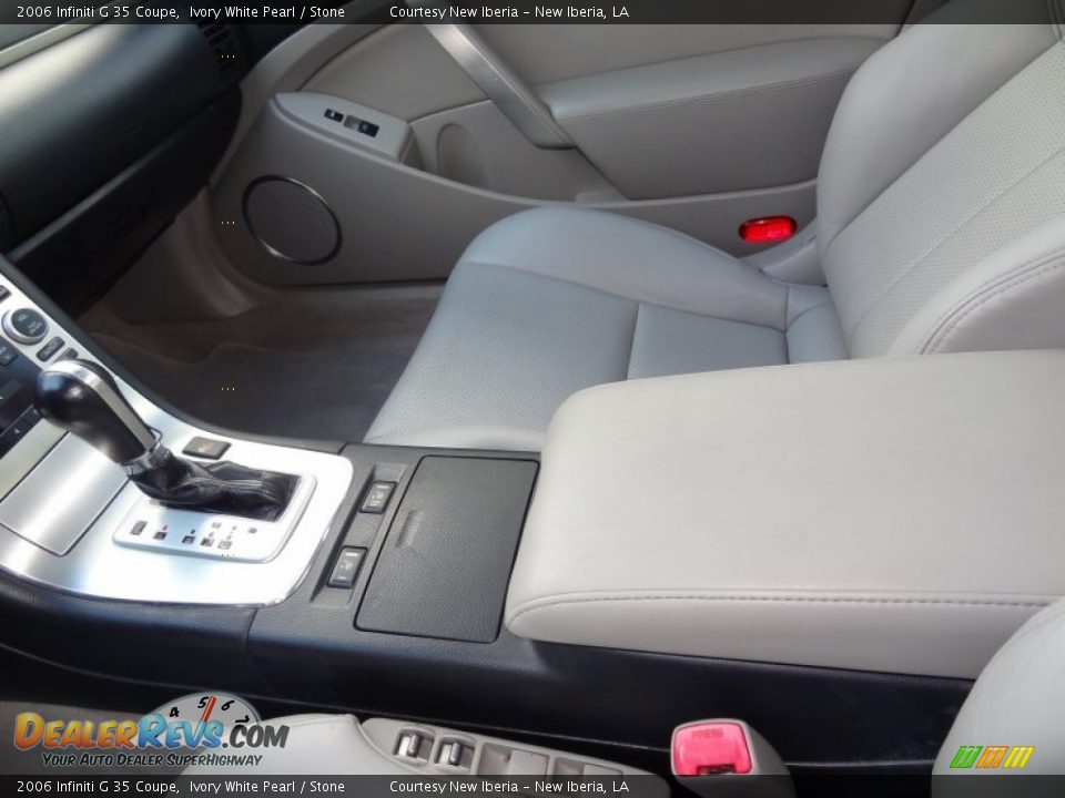 2006 Infiniti G 35 Coupe Ivory White Pearl / Stone Photo #19
