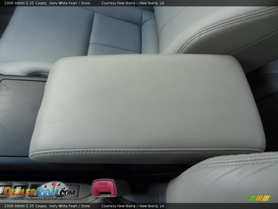 2006 Infiniti G 35 Coupe Ivory White Pearl / Stone Photo #20