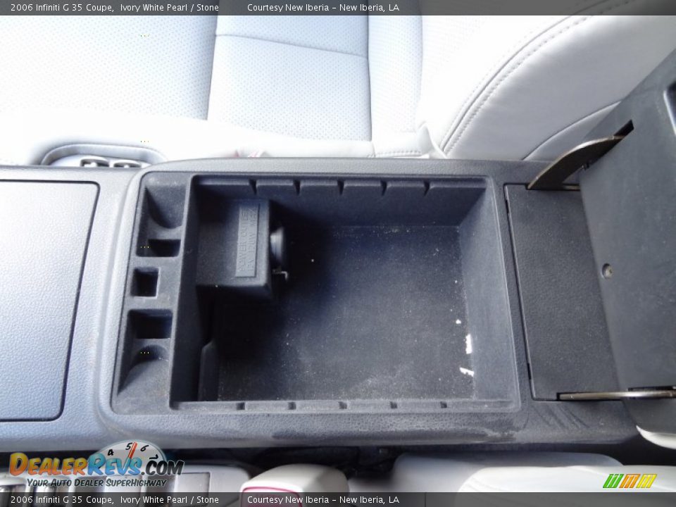 2006 Infiniti G 35 Coupe Ivory White Pearl / Stone Photo #21