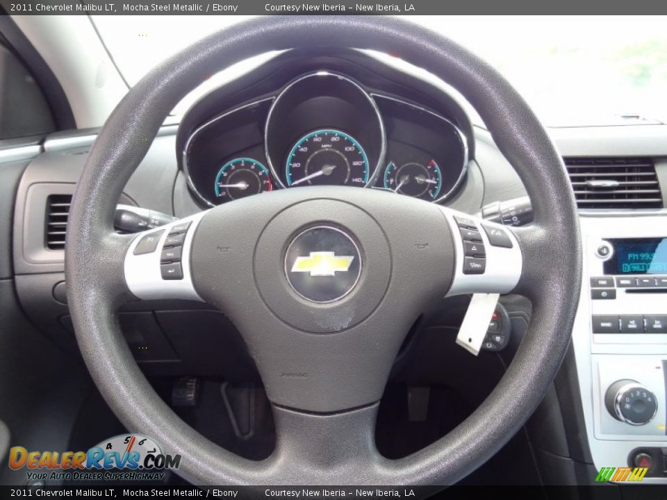 2011 Chevrolet Malibu LT Mocha Steel Metallic / Ebony Photo #14