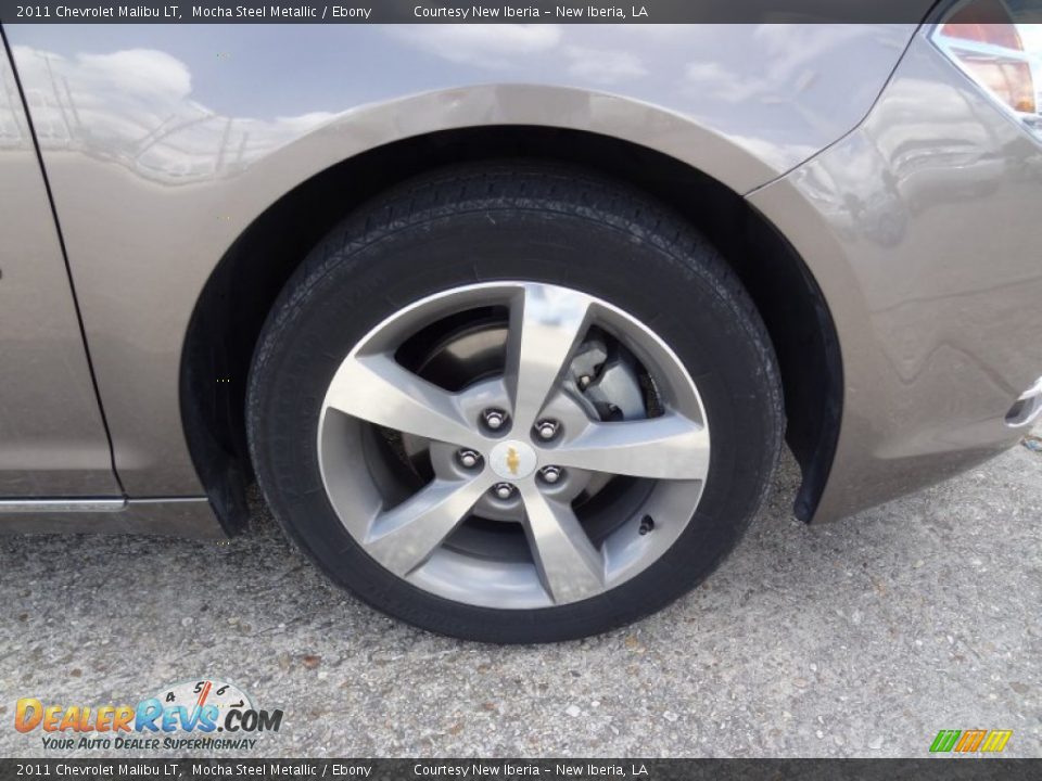 2011 Chevrolet Malibu LT Mocha Steel Metallic / Ebony Photo #23