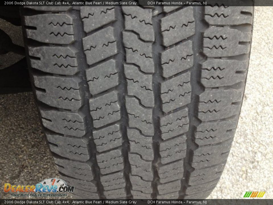 2006 Dodge Dakota SLT Club Cab 4x4 Atlantic Blue Pearl / Medium Slate Gray Photo #3