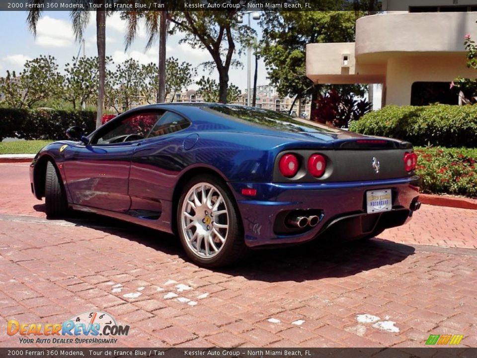 2000 Ferrari 360 Modena Tour de France Blue / Tan Photo #2