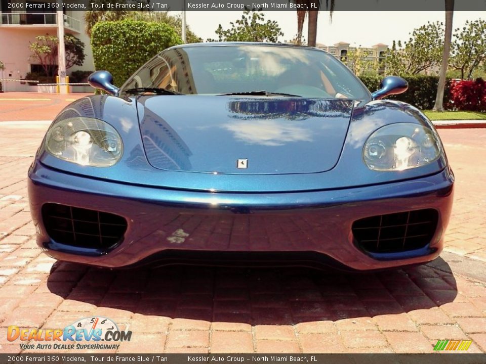 2000 Ferrari 360 Modena Tour de France Blue / Tan Photo #7
