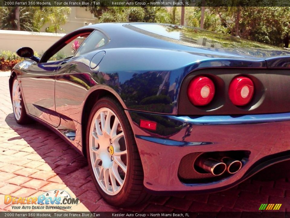 2000 Ferrari 360 Modena Tour de France Blue / Tan Photo #11