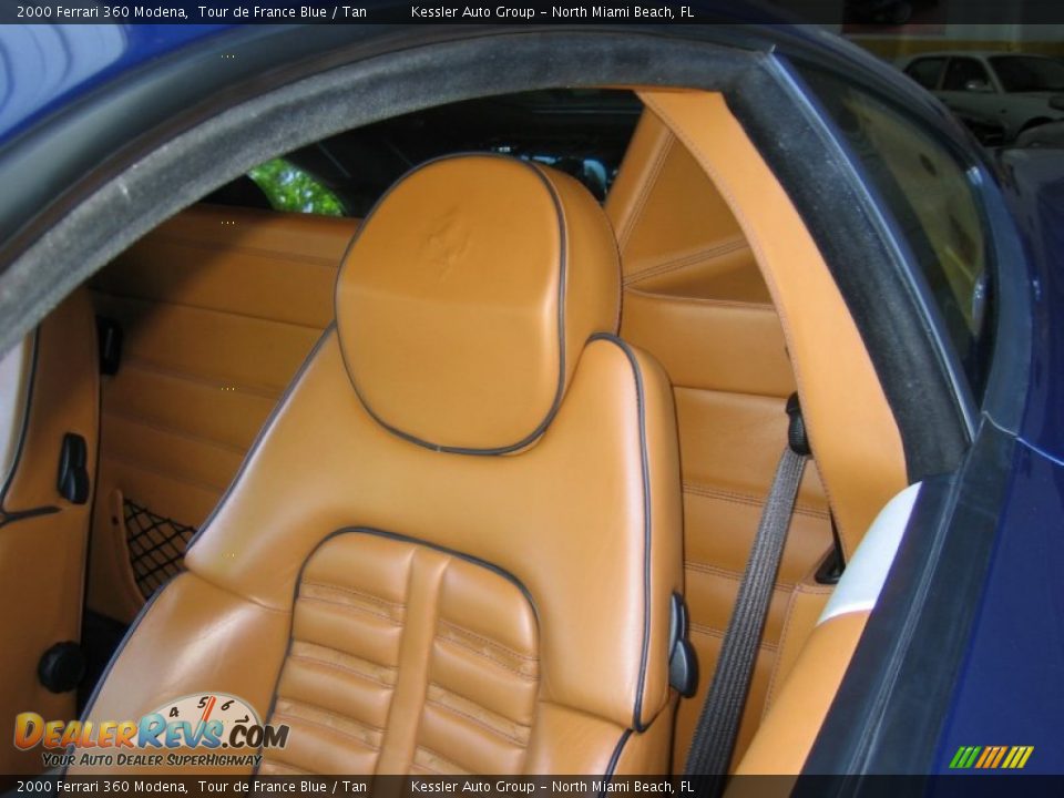 2000 Ferrari 360 Modena Tour de France Blue / Tan Photo #15