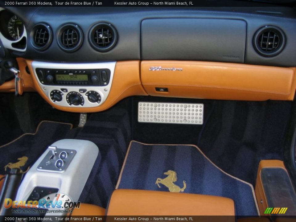 2000 Ferrari 360 Modena Tour de France Blue / Tan Photo #19