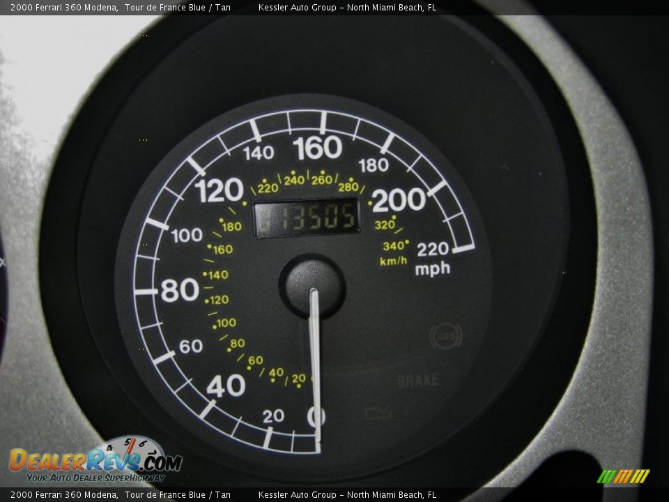 2000 Ferrari 360 Modena Tour de France Blue / Tan Photo #26