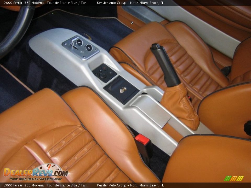 2000 Ferrari 360 Modena Tour de France Blue / Tan Photo #33