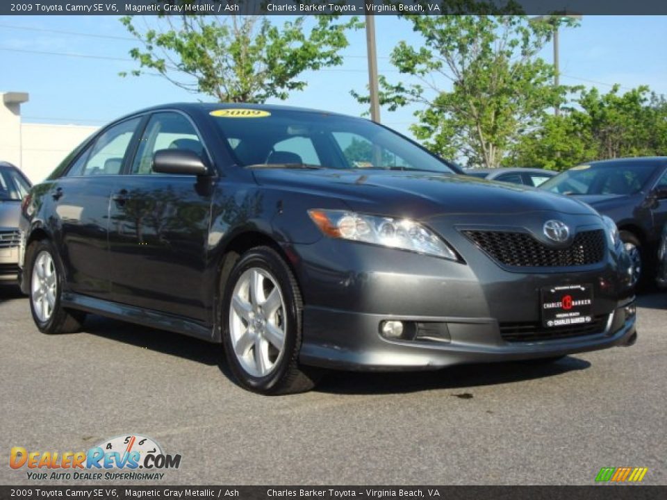 2009 Toyota Camry SE V6 Magnetic Gray Metallic / Ash Photo #1