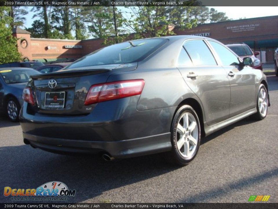 2009 Toyota Camry SE V6 Magnetic Gray Metallic / Ash Photo #4