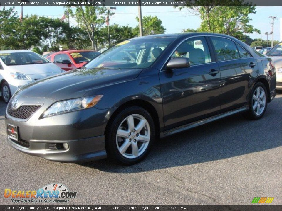2009 Toyota Camry SE V6 Magnetic Gray Metallic / Ash Photo #6