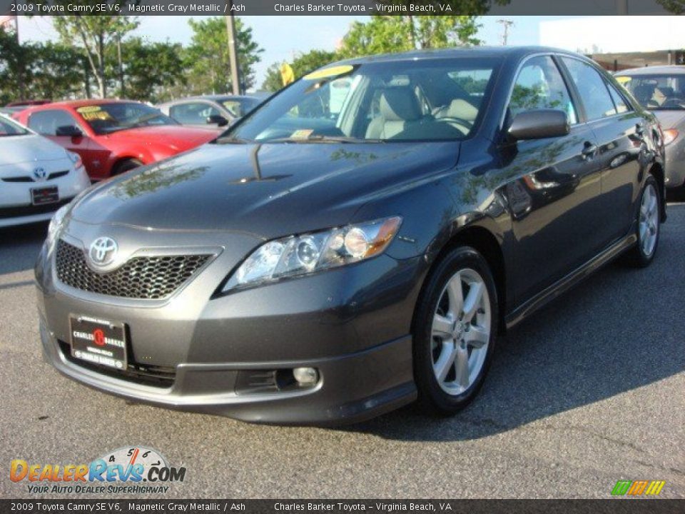 2009 Toyota Camry SE V6 Magnetic Gray Metallic / Ash Photo #7