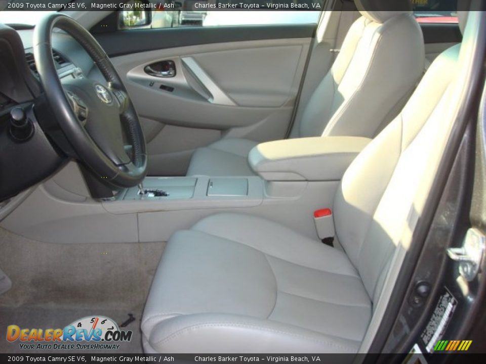 2009 Toyota Camry SE V6 Magnetic Gray Metallic / Ash Photo #9