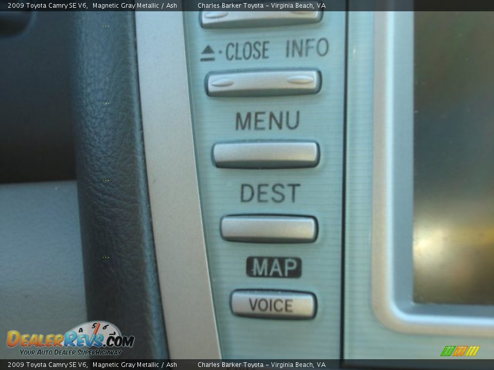 2009 Toyota Camry SE V6 Magnetic Gray Metallic / Ash Photo #18