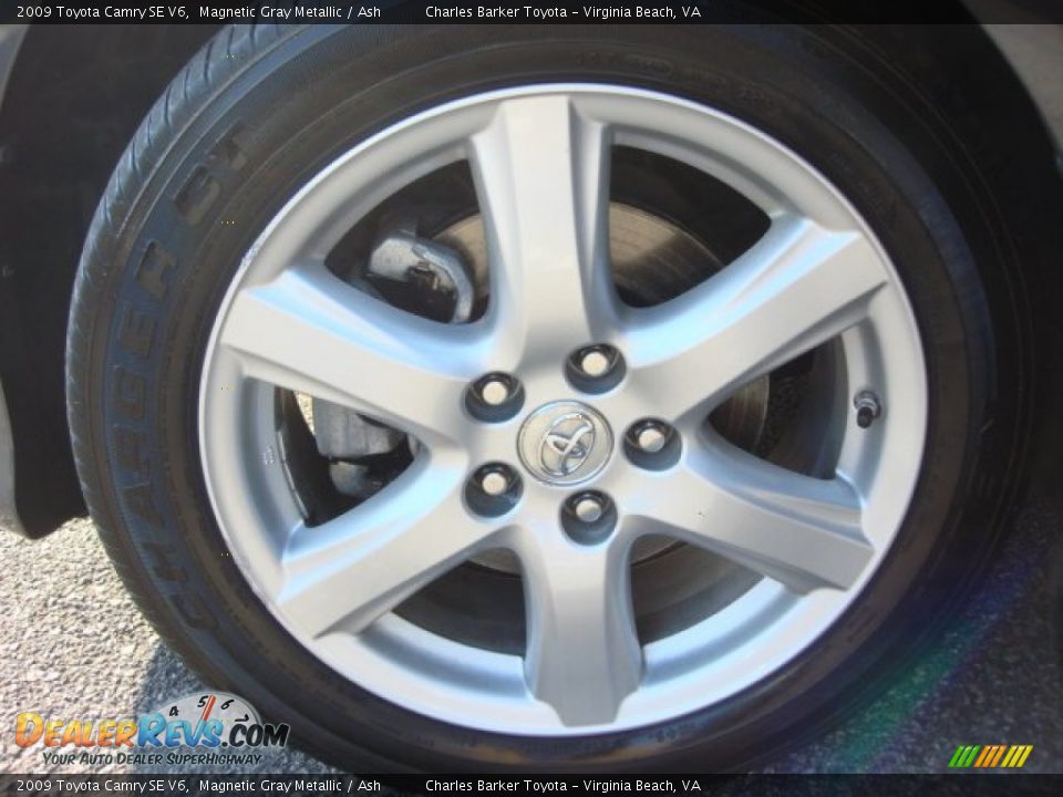 2009 Toyota Camry SE V6 Magnetic Gray Metallic / Ash Photo #22