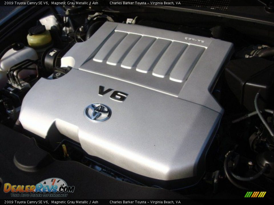 2009 Toyota Camry SE V6 Magnetic Gray Metallic / Ash Photo #24