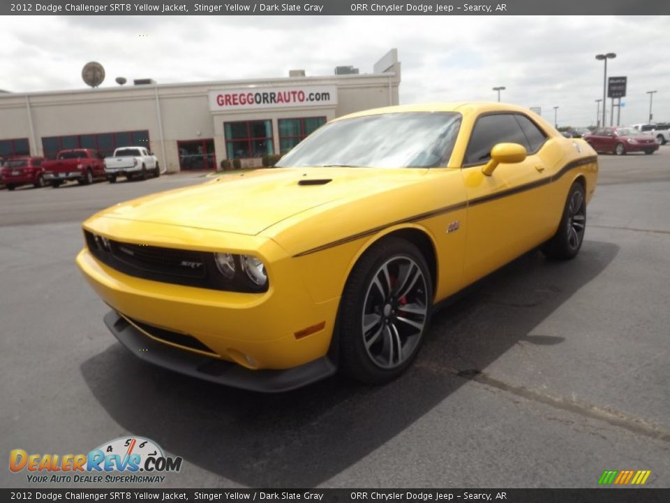 2012 Dodge Challenger SRT8 Yellow Jacket Stinger Yellow / Dark Slate Gray Photo #1