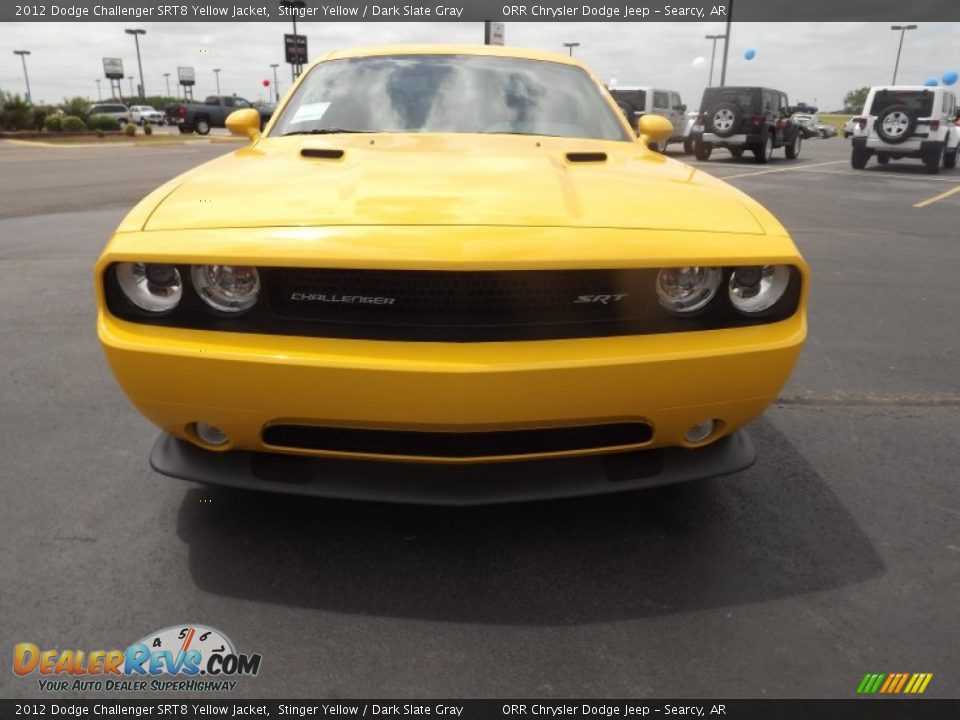 2012 Dodge Challenger SRT8 Yellow Jacket Stinger Yellow / Dark Slate Gray Photo #2