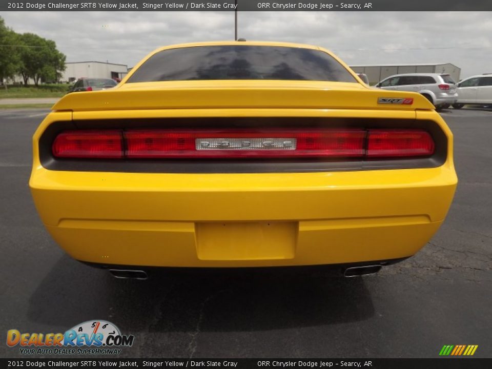 2012 Dodge Challenger SRT8 Yellow Jacket Stinger Yellow / Dark Slate Gray Photo #6