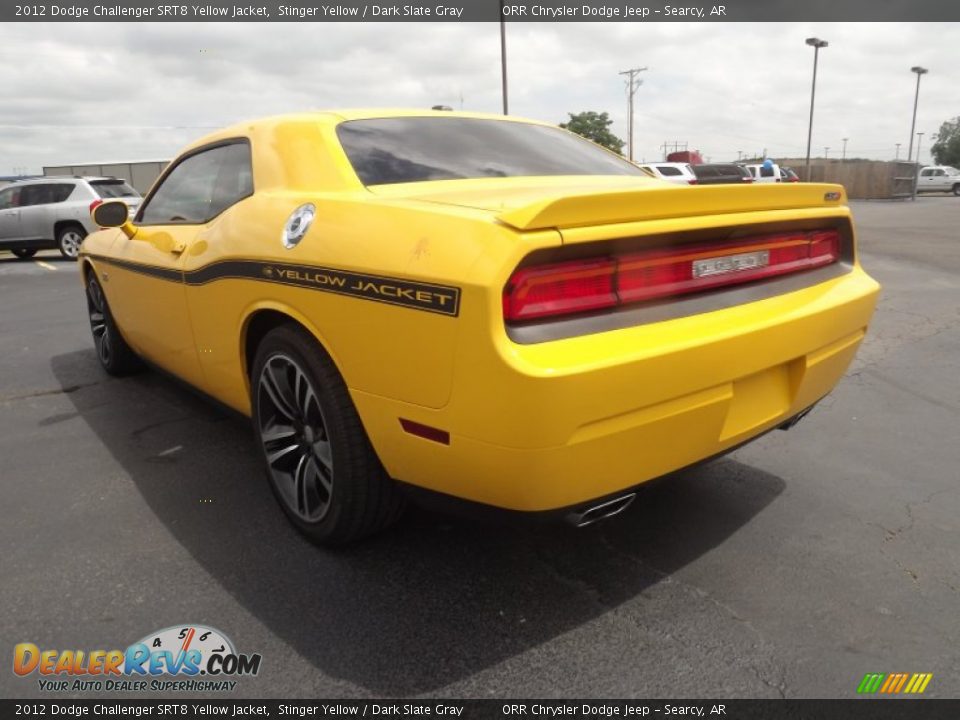 2012 Dodge Challenger SRT8 Yellow Jacket Stinger Yellow / Dark Slate Gray Photo #7