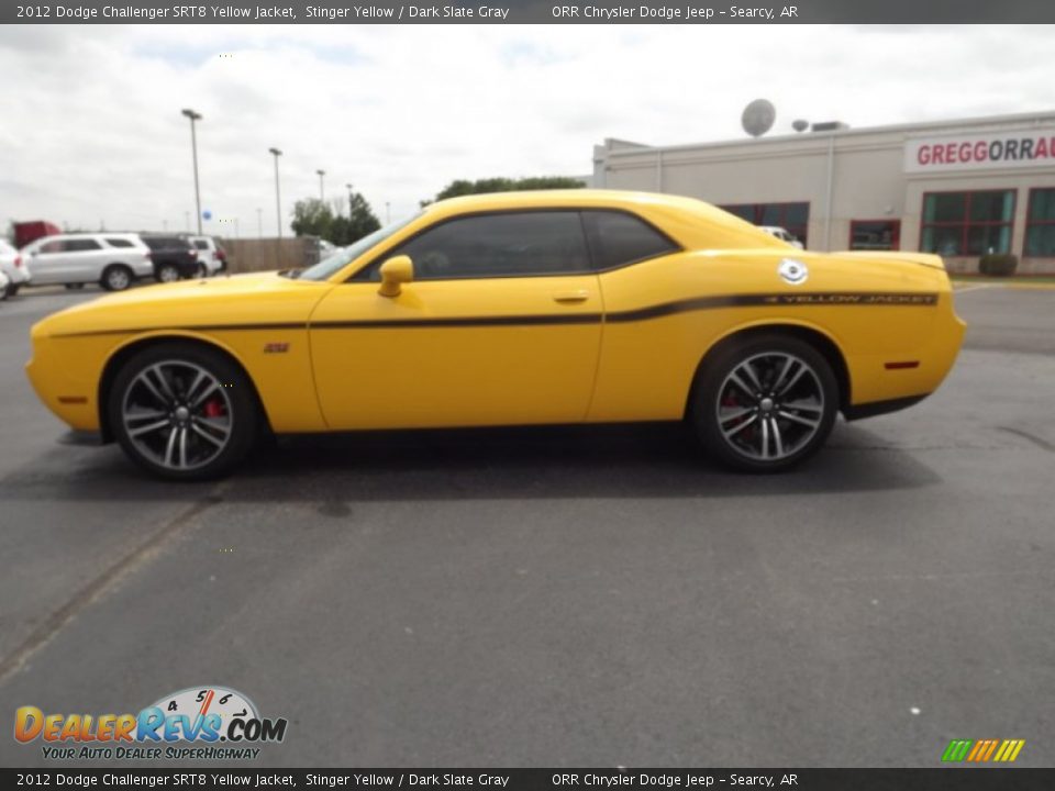 2012 Dodge Challenger SRT8 Yellow Jacket Stinger Yellow / Dark Slate Gray Photo #8