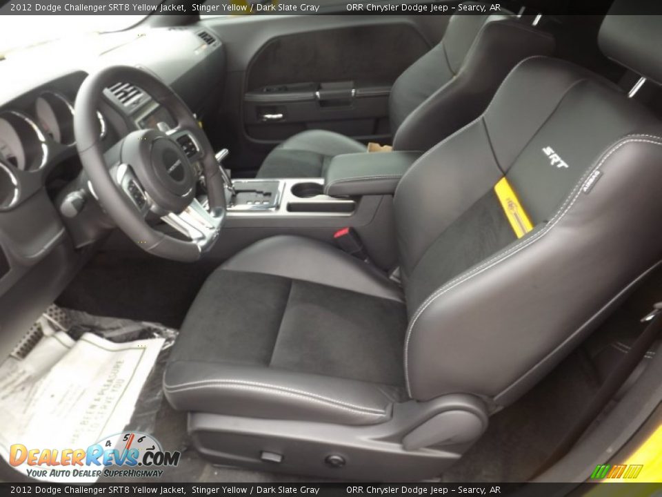 Dark Slate Gray Interior - 2012 Dodge Challenger SRT8 Yellow Jacket Photo #9