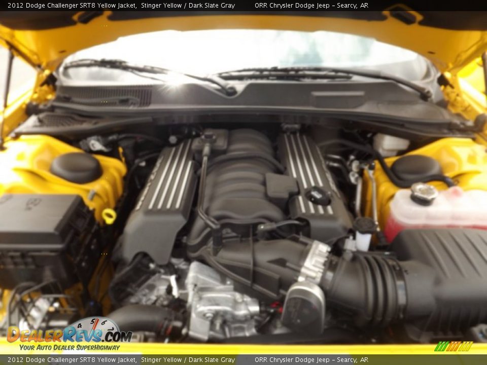 2012 Dodge Challenger SRT8 Yellow Jacket Stinger Yellow / Dark Slate Gray Photo #19