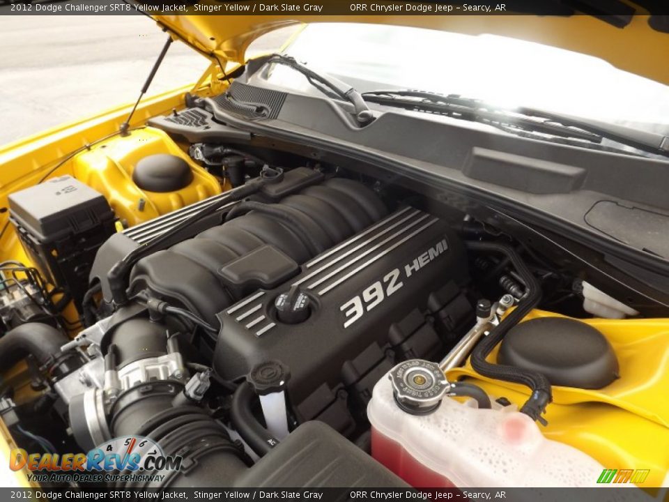 2012 Dodge Challenger SRT8 Yellow Jacket 6.4 Liter SRT HEMI OHV 16-Valve MDS V8 Engine Photo #20