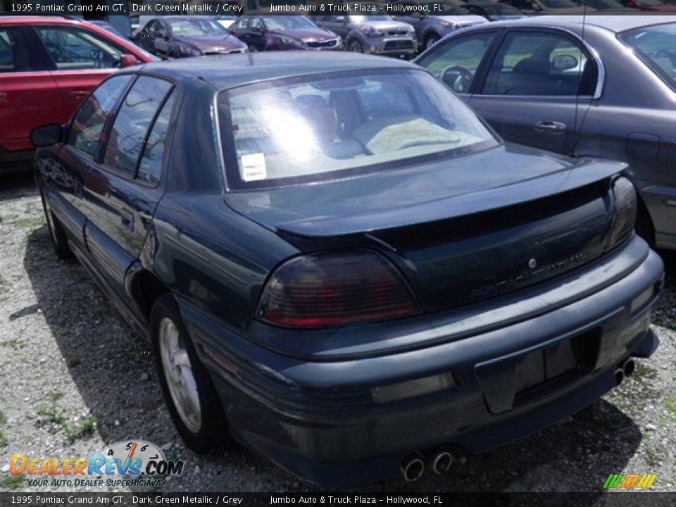 1995 Pontiac Grand Am GT Dark Green Metallic / Grey Photo #4