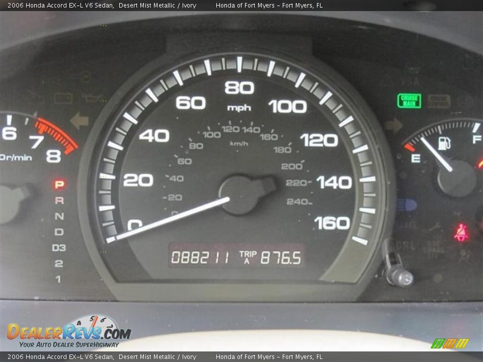 2006 Honda Accord EX-L V6 Sedan Desert Mist Metallic / Ivory Photo #14