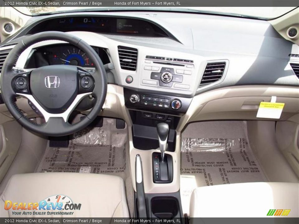 Dashboard of 2012 Honda Civic EX-L Sedan Photo #4