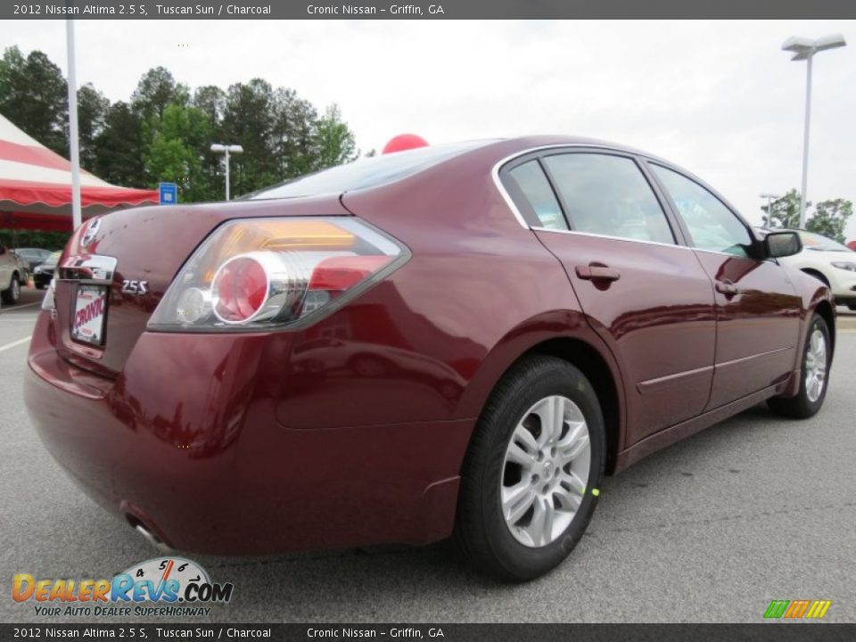 2012 Nissan Altima 2.5 S Tuscan Sun / Charcoal Photo #5
