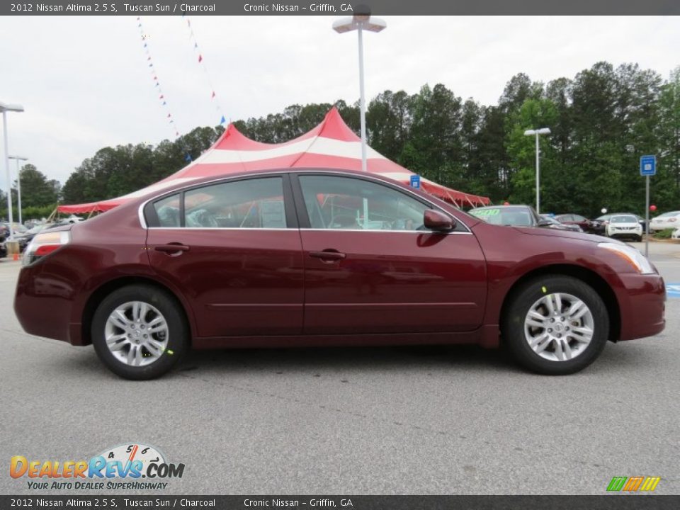 2012 Nissan Altima 2.5 S Tuscan Sun / Charcoal Photo #6