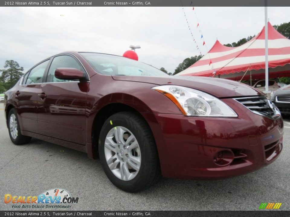 2012 Nissan Altima 2.5 S Tuscan Sun / Charcoal Photo #7