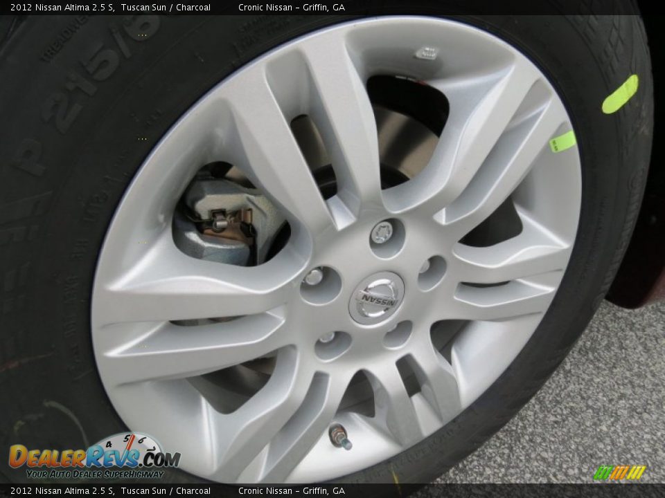2012 Nissan Altima 2.5 S Tuscan Sun / Charcoal Photo #9