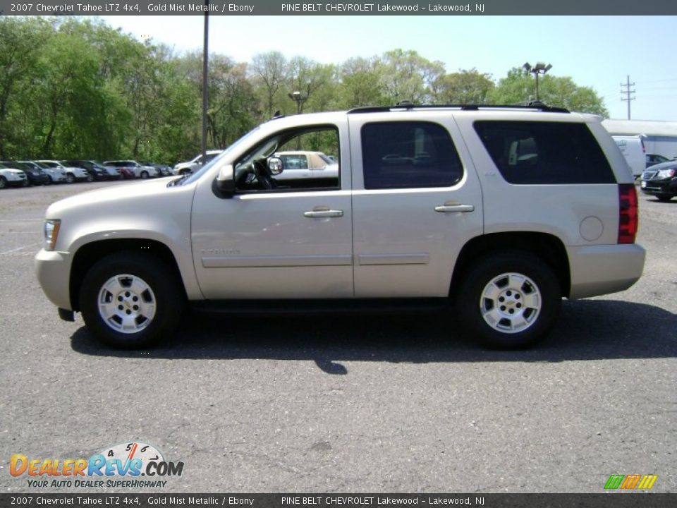 2007 Chevrolet Tahoe LTZ 4x4 Gold Mist Metallic / Ebony Photo #9