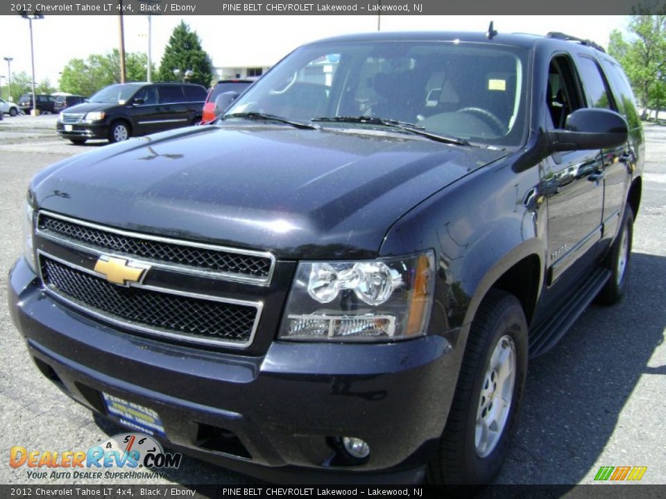 2012 Chevrolet Tahoe LT 4x4 Black / Ebony Photo #1