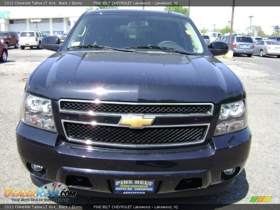 2012 Chevrolet Tahoe LT 4x4 Black / Ebony Photo #2