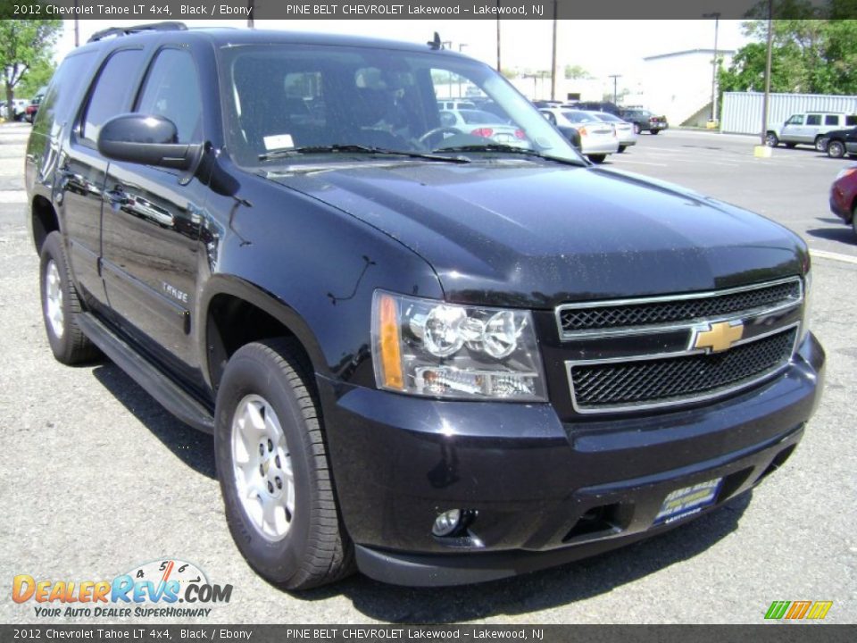 2012 Chevrolet Tahoe LT 4x4 Black / Ebony Photo #3