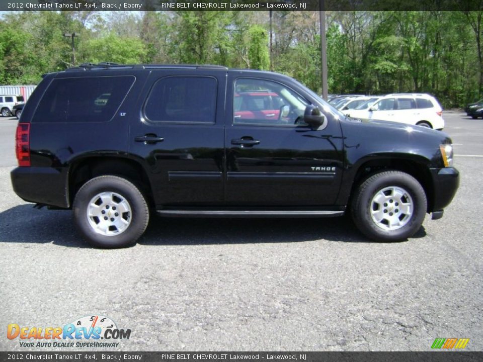 2012 Chevrolet Tahoe LT 4x4 Black / Ebony Photo #4