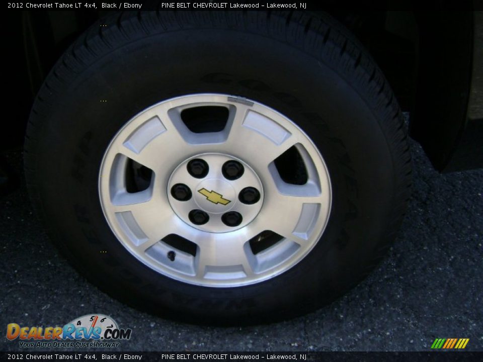 2012 Chevrolet Tahoe LT 4x4 Black / Ebony Photo #8