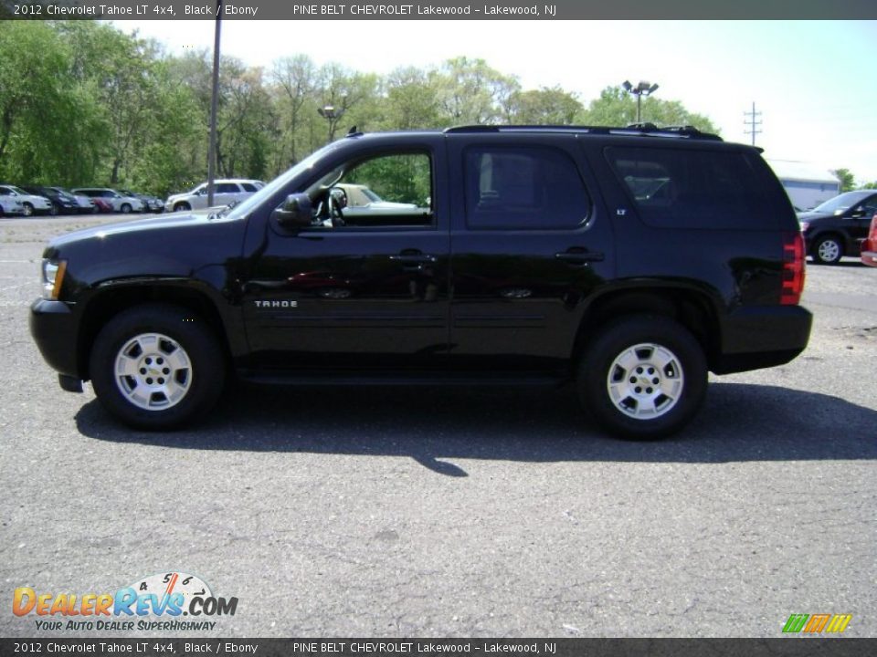 2012 Chevrolet Tahoe LT 4x4 Black / Ebony Photo #9