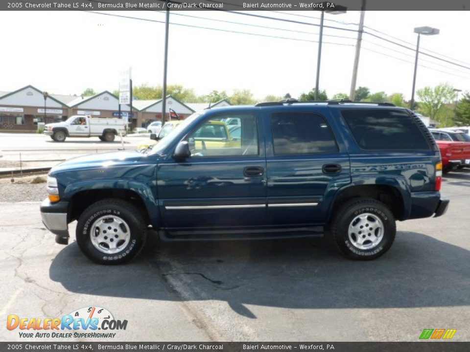2005 Chevrolet Tahoe LS 4x4 Bermuda Blue Metallic / Gray/Dark Charcoal Photo #4