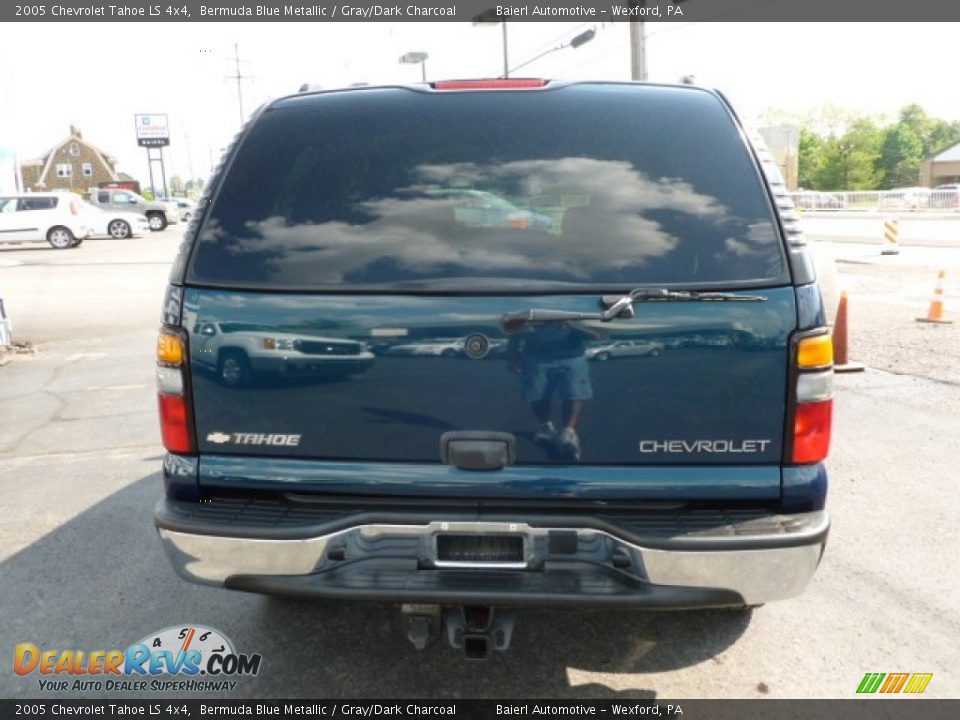 2005 Chevrolet Tahoe LS 4x4 Bermuda Blue Metallic / Gray/Dark Charcoal Photo #6