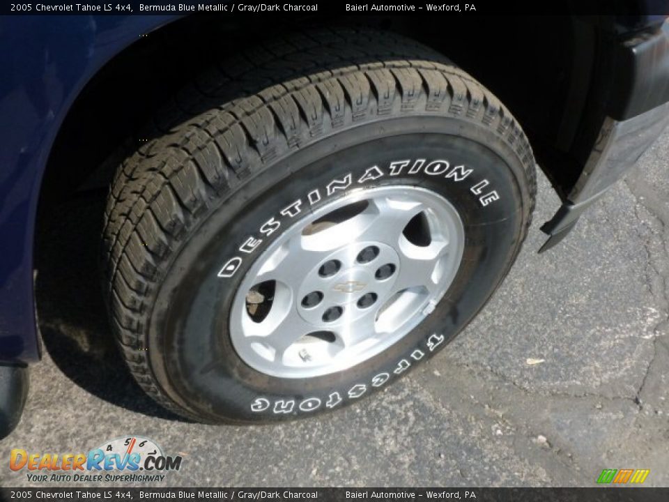 2005 Chevrolet Tahoe LS 4x4 Bermuda Blue Metallic / Gray/Dark Charcoal Photo #9