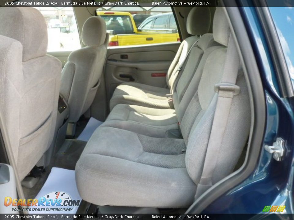 2005 Chevrolet Tahoe LS 4x4 Bermuda Blue Metallic / Gray/Dark Charcoal Photo #14