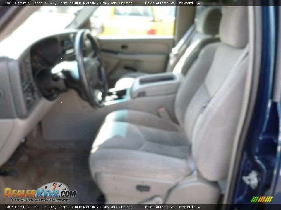 2005 Chevrolet Tahoe LS 4x4 Bermuda Blue Metallic / Gray/Dark Charcoal Photo #16